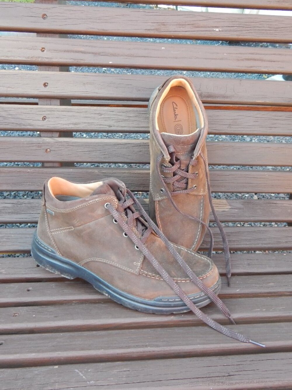 Clarks ROCKIE 2 HI GTX Men’s Boots in Brown Nubuck Mens Size 9.5